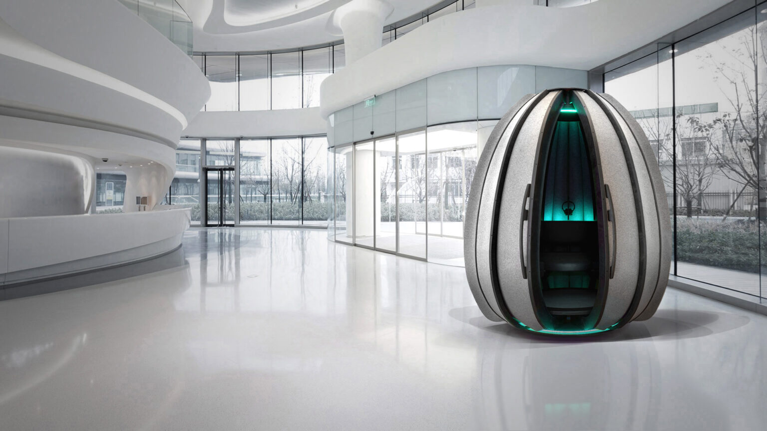 Lotus Pod Accessory Lotus Meditation Pod - designFARM - Authentic Furniture, Lighting ...