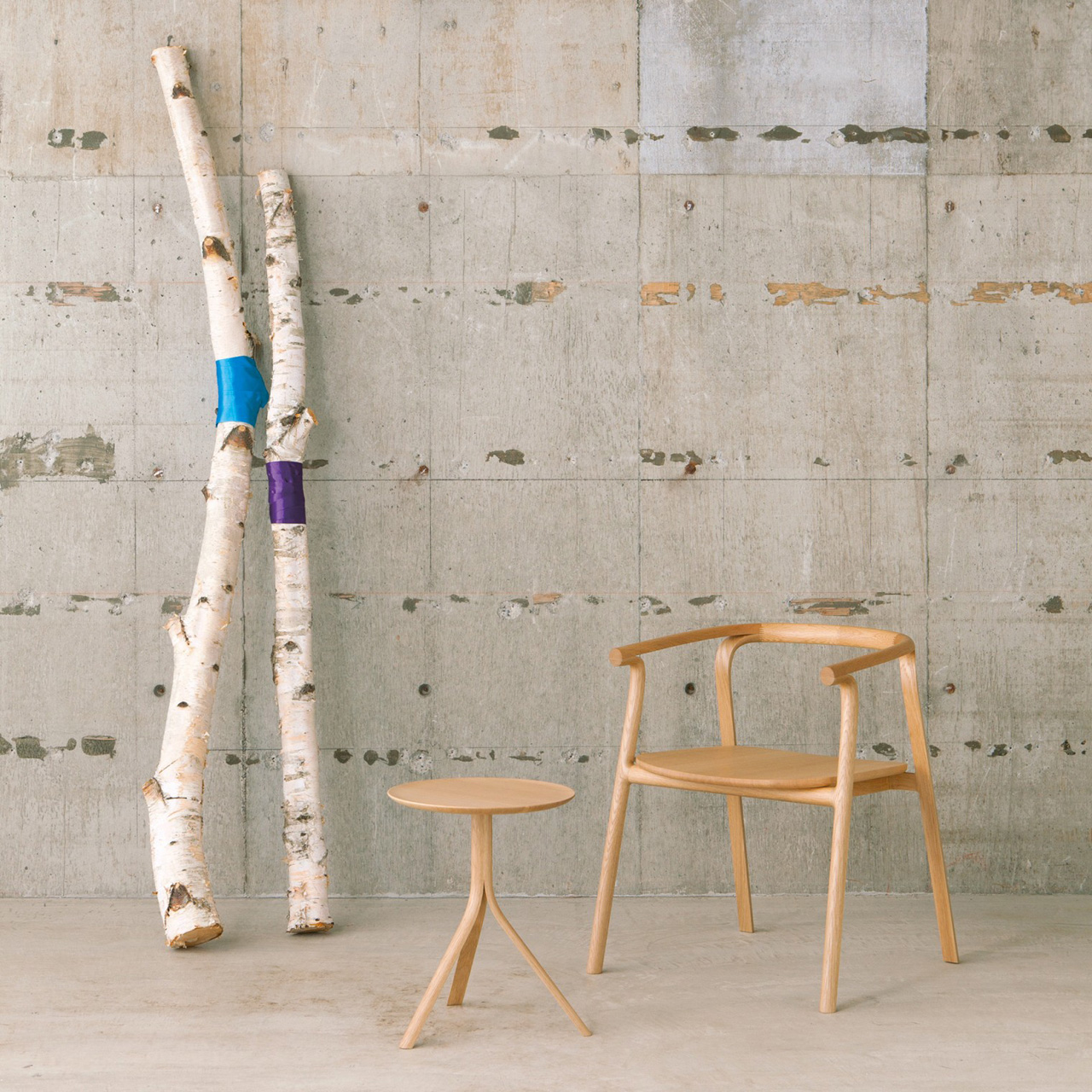 conde house splinter round side table lifestyle 1