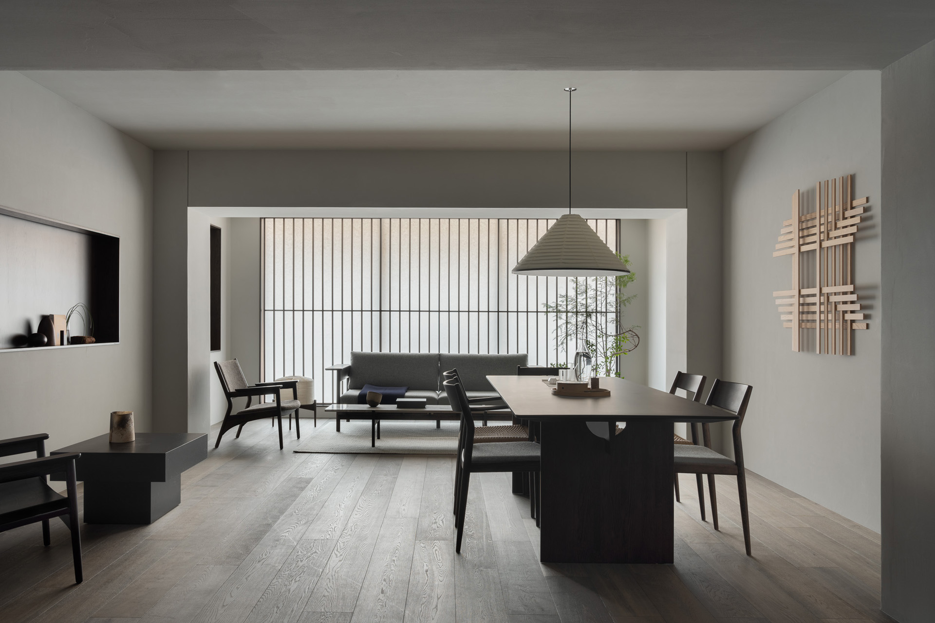 karimoku case kinuta dining table (n dt01) lifestyle 1