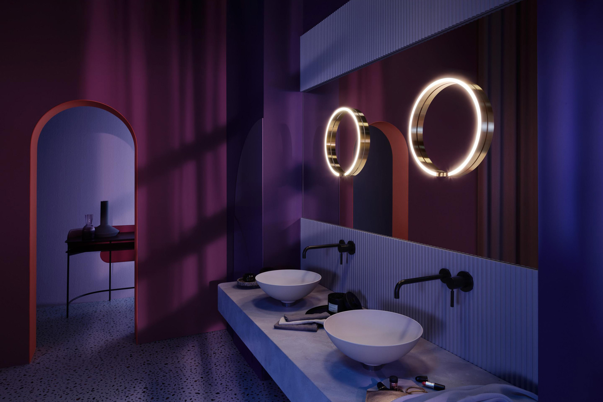 occhio mito sfera su mirror luminaire lifestyle 1