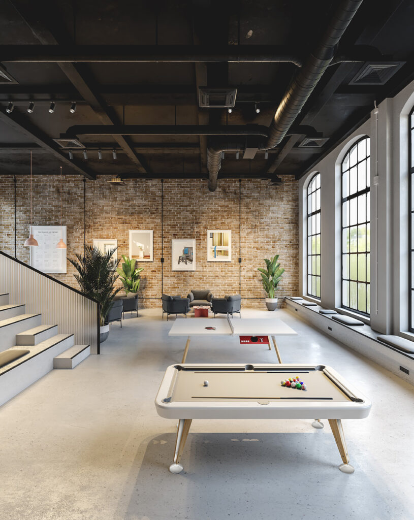 Diagonal Pool Table - designFARM - Authentic Furniture, Lighting ...