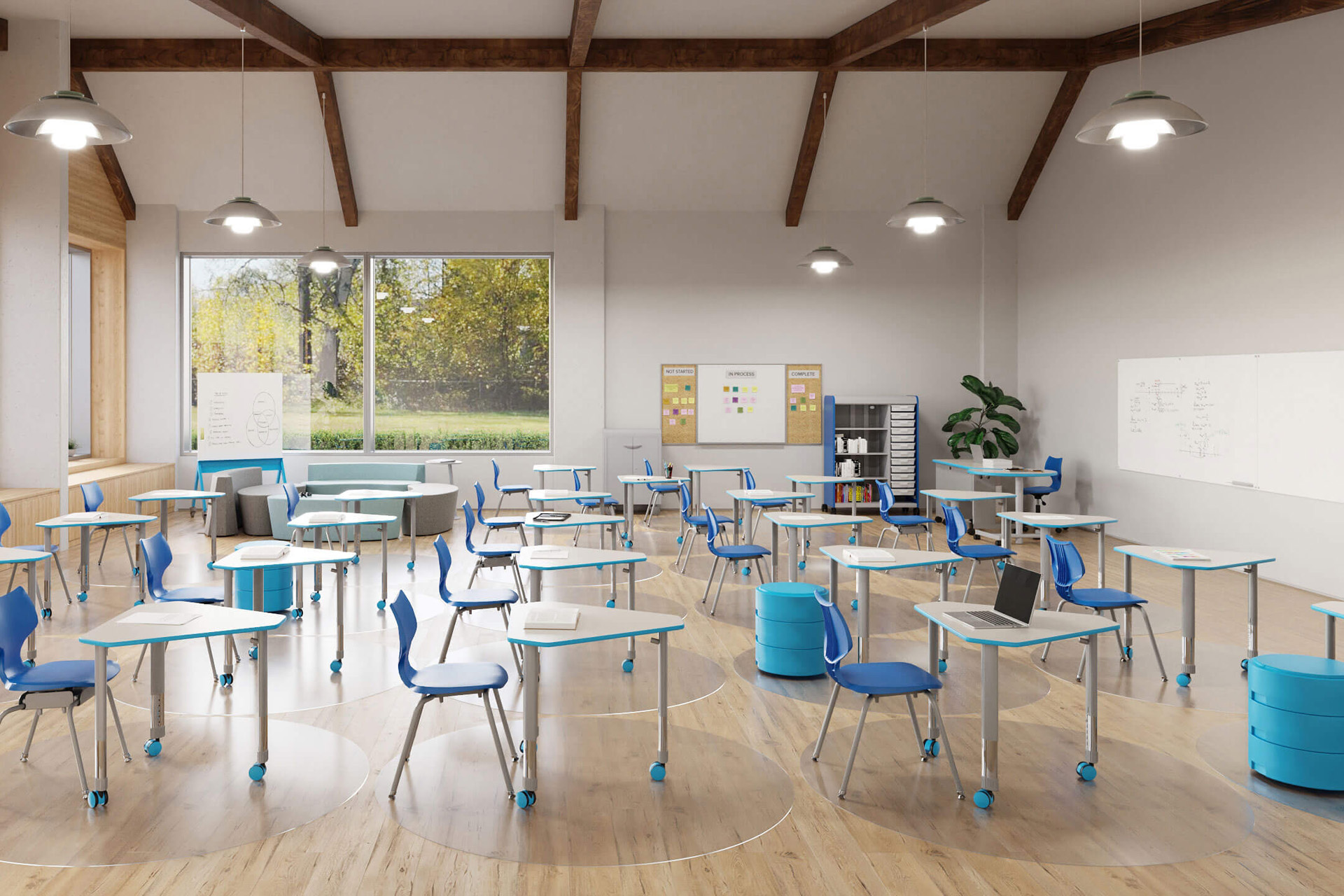 smith system interchange wing desk lifestyle 1