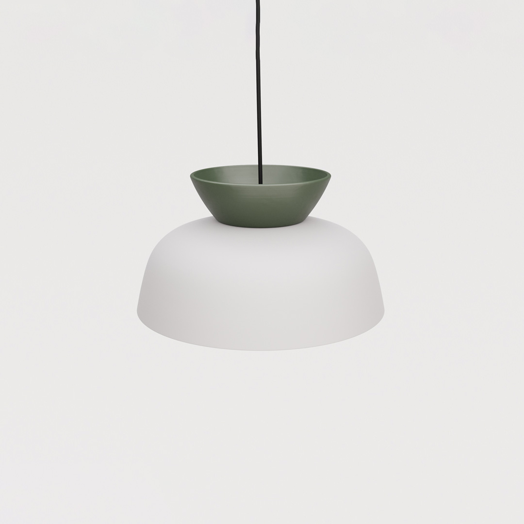 south drawn hat ceramic pendant light product 1