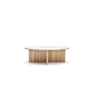 karimoku case kinuta round coffee table (n st01) product 2