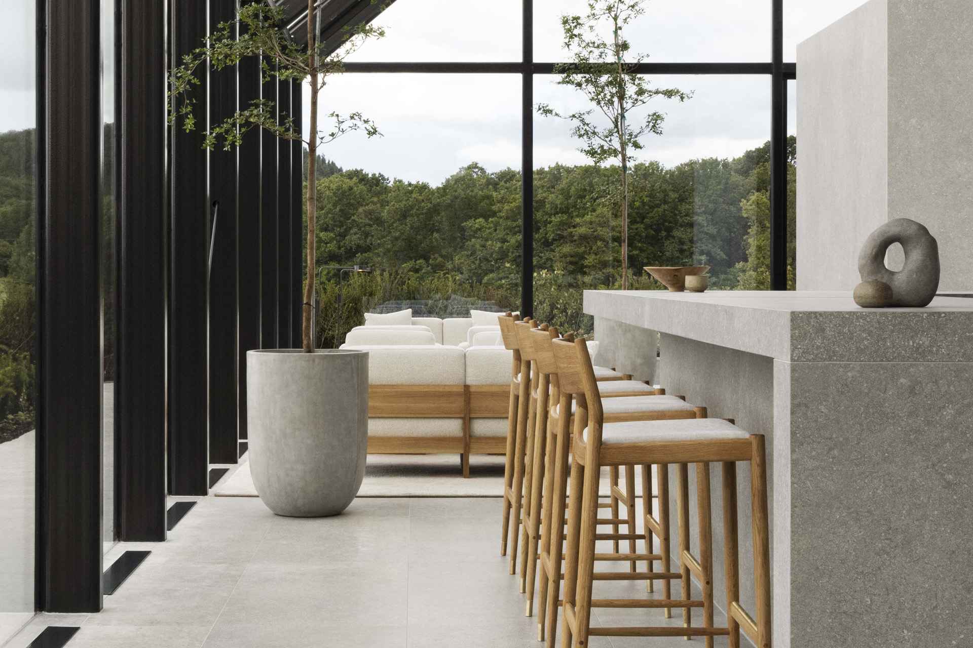 karimoku case minatomirai barstool (n bs01) lifestyle 9