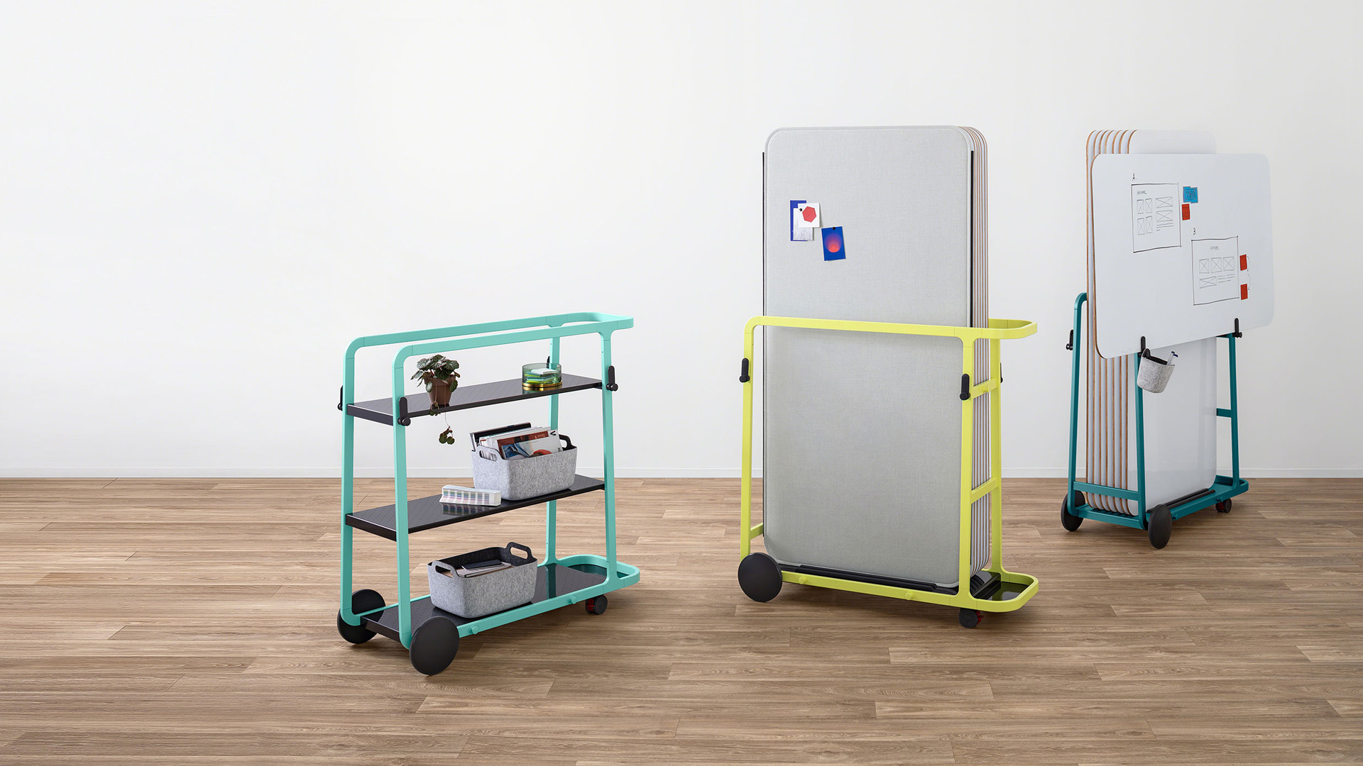 steelcase flex carts lifestyle 1