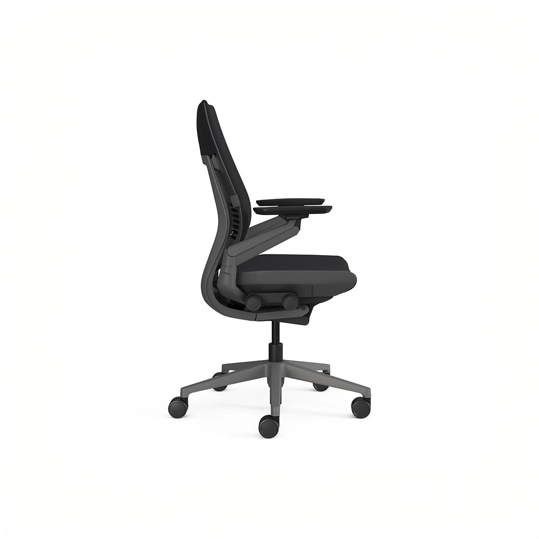 steelcase gesture chair era onyx, dark frame, no headrest 3
