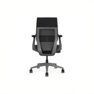 steelcase gesture chair era onyx, dark frame, no headrest 4
