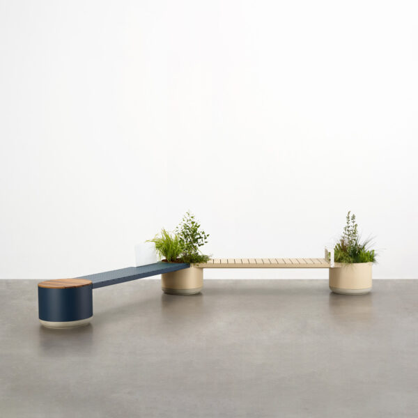 tait xylem planters with bench product 2