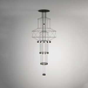 vibia wireflow chandelier product 1
