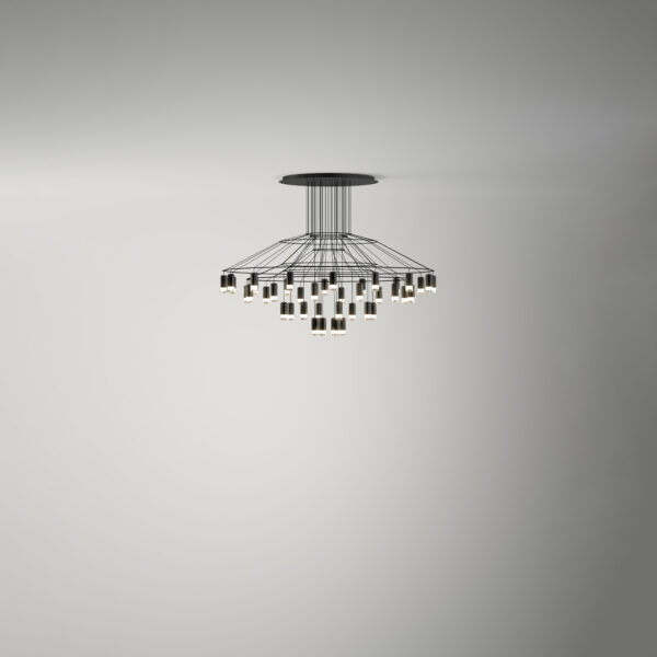 vibia wireflow chandelier product 2