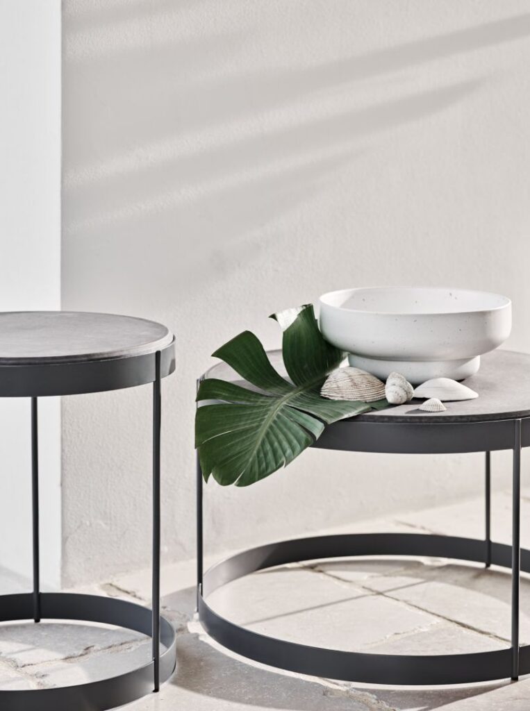 Drum Outdoor Table - designFARM - Authentic Furniture, Lighting ...