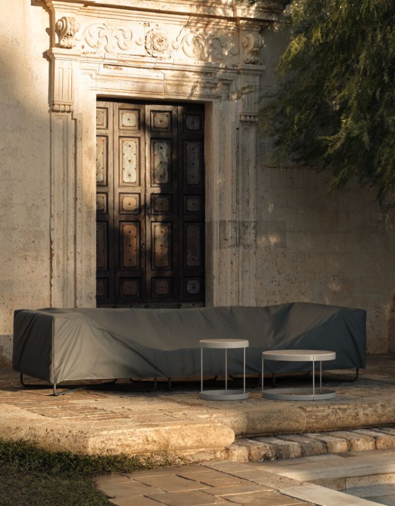 Drum Outdoor Table - designFARM - Authentic Furniture, Lighting ...