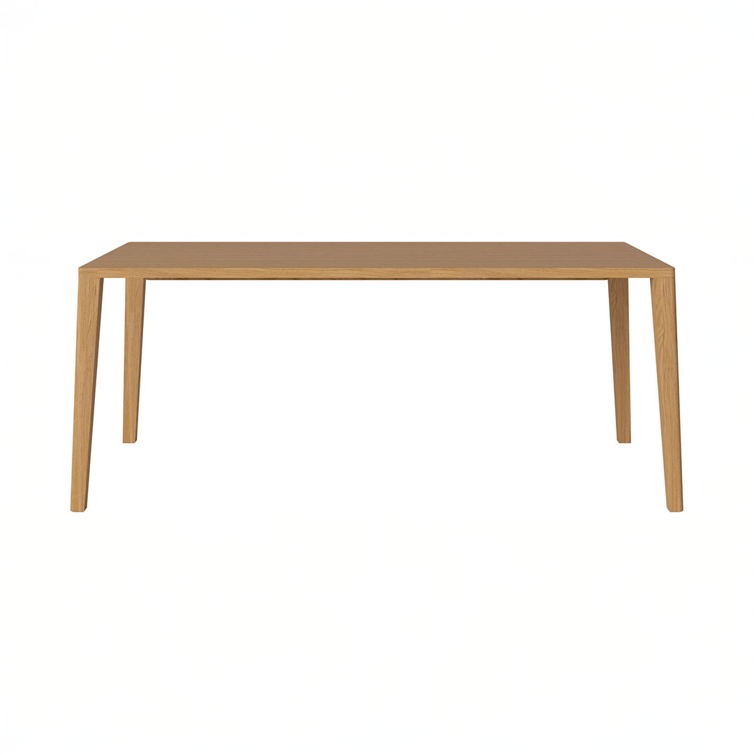 graceful dining table oiled oak, oak solid, 1800mm x 950mm