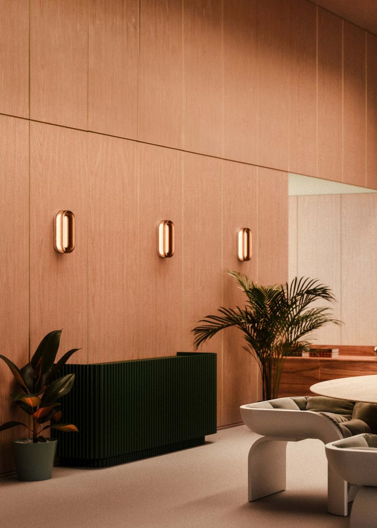 RBW dimple dash wall light