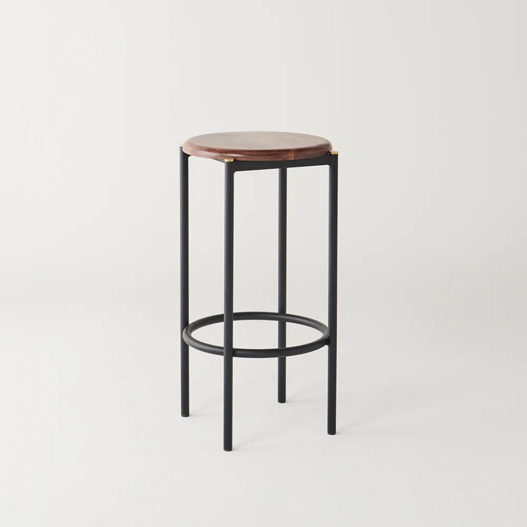 dowel jones volta high stool and upholstered stool product 3