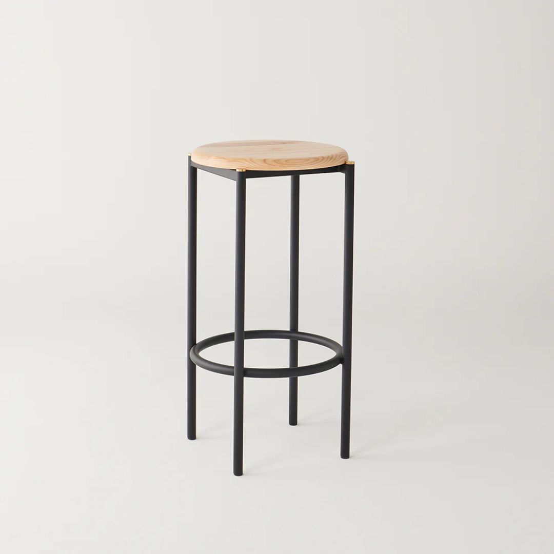 dowel jones volta high stool and upholstered stool product 4