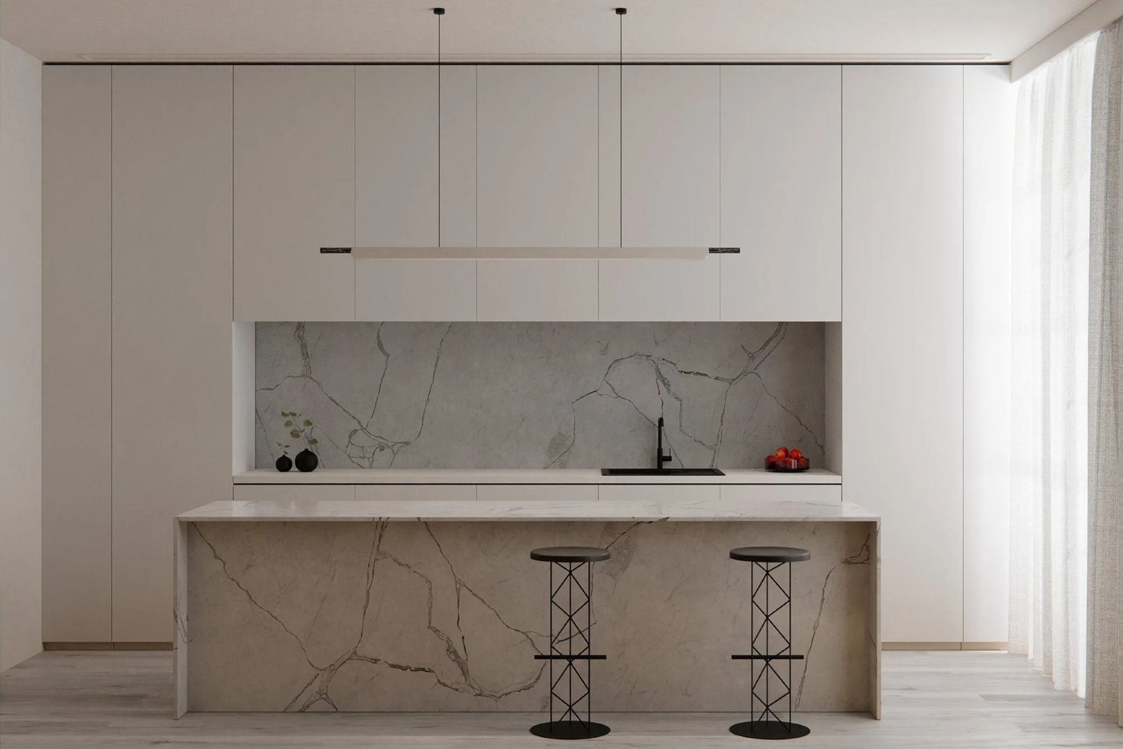 B-TD formation linear pendant lifestyle 1