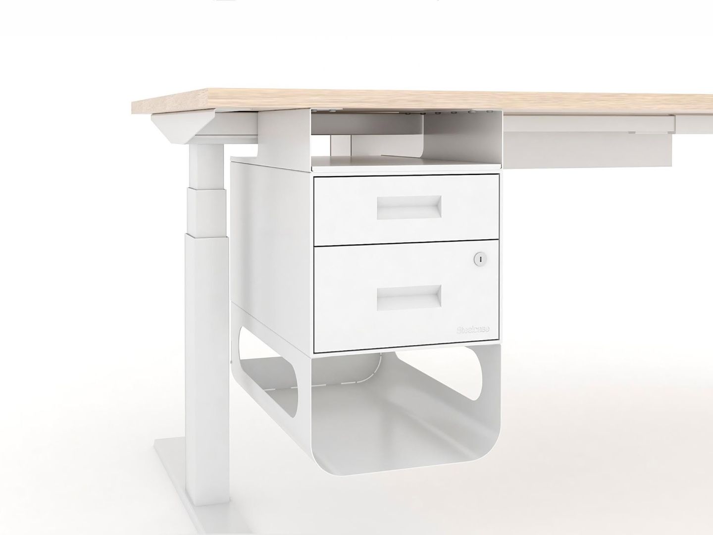 steelcase upv storage cubespace hanging desk storage