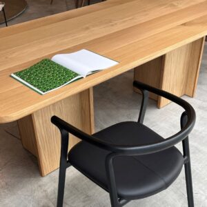 wax mallee table veneer pedestal (double)
