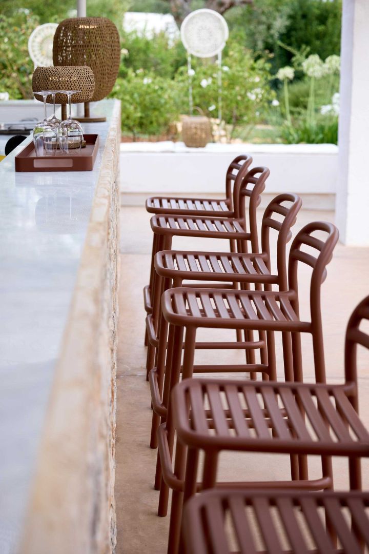 Cane-Line Bliss Bar Chair Lifestyle 1