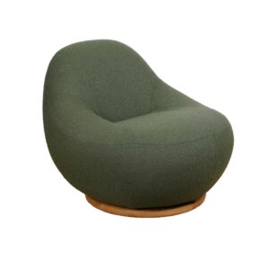 gem lounge chair with teak swivel Cane-Line Gem Product 1